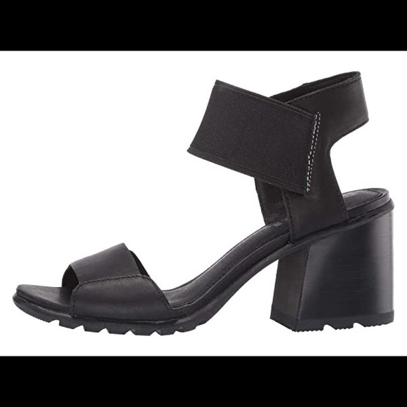 Sorel Nadia sandal- black full grain leather- NIB - Picture 7 of 8